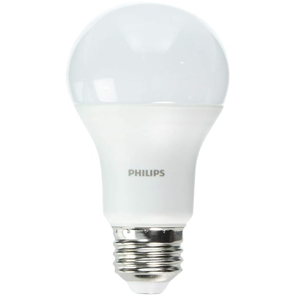 Philips 462969 10.5 Watt LED Soft White A19 Non Dimmable Light Bulb 2 Pack