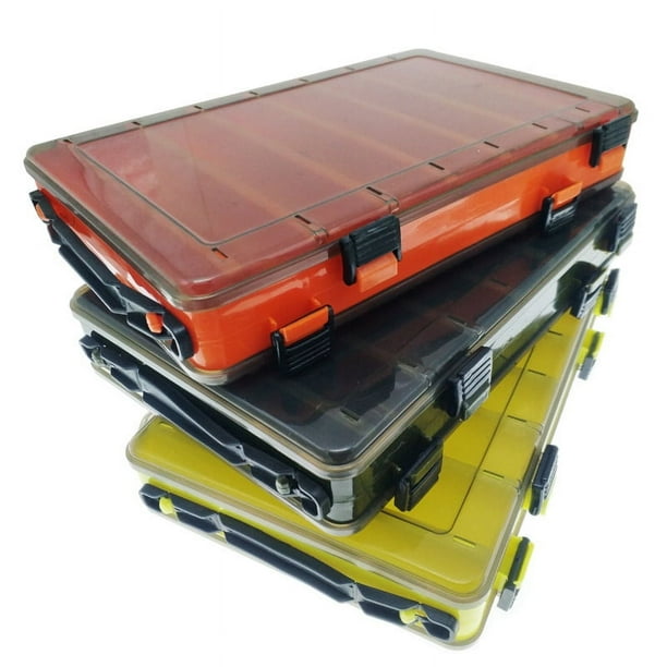 Caja de doble cara con asa de plástico pequeña, caja de madera para camarones, caja de almacenamiento de cebo, caja de accesorios para pesca en el mar, caja de equipo de pesca