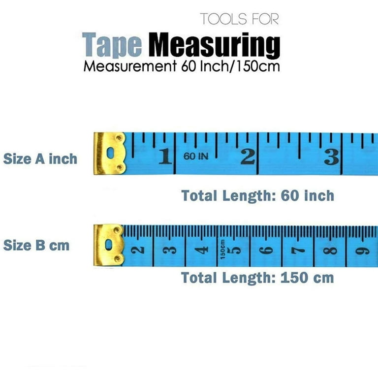 24 Pack 60 Inches Double Scale Soft Tape Measure Flexible Measuring Tape Ruler Weight Loss Medical Body Measurement Sewing Tailor Dressmaker Cloth