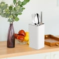 thumbnail image 5 of kowaku Kitchen Organizer Holder Storage Silverware Box for Flatware Peelers Whisks white, 5 of 9