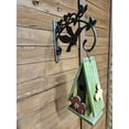thumbnail image 4 of Decorative Hummingbird Cast Iron Plant Hanger Hook - Large 11.25" Deep, 4 of 6