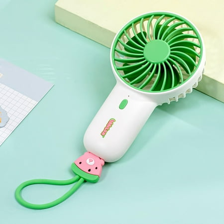 

Usloyux Desk Fan Originality Soft Cute Cute Handheld Fan Usb Rechargeable Portable Mini Mute Fan Gift With Lanyard Savings Clearance White