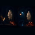 thumbnail image 2 of Espejo Fantasma de Halloween con Reflejo Holográfico de Terror para Sala de Estar, Dormitorio, Cocina, Chimenea, Decoración, Casa Embrujada, Bar S, 2 of 5