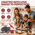 thumbnail image 6 of Kikcoin Bakeware Set, 33-Piece Baking Pans Set, Nonstick Baking Sheet Pans for Kitchen with Silicone Handles, Nonstick Cookie Sheets, Loaf Pan, Gray, 6 of 12