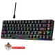thumbnail image 1 of Teclado para Juegos Intercambiable en Caliente, Mini Teclado Mecánico para Juegos con Cable, Teclado de Oficina Tycp-C Desmontable, Compacto, 68 Teclas RGB para PC, Jugador, Oficina/ventanas, PC, Portátil, Mac/Xbox, 1 of 9