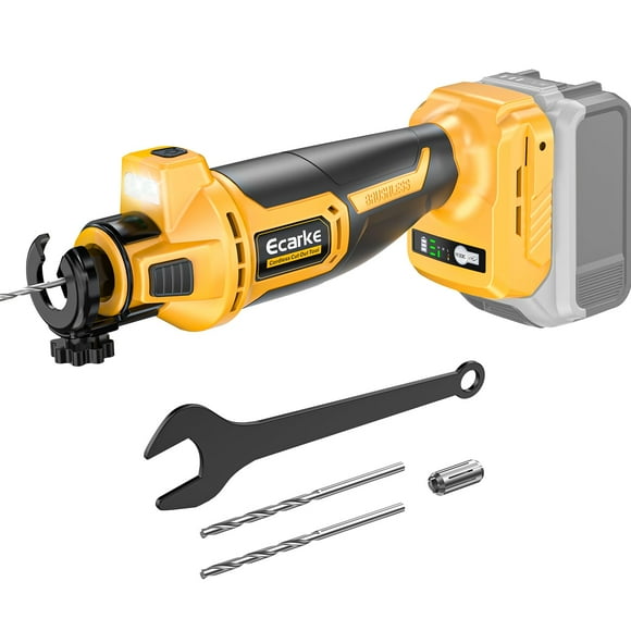 Herramienta inalámbrica para cortar paneles de yeso Ecarke, 20 V con 30000 RPM