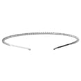 thumbnail image 1 of Miangastore Fashion and Elegent Headbands Manmade Pearls Rhinestones Inalid Hair Hair Bands(Silver), 1 of 8