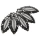 thumbnail image 4 of EeaseMX 5 pinzas para el pelo con diseño de plátano y flores, color negro, para coletas, accesorios para el cabello para mujeres y niñas (grandes), 4 of 7