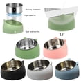 thumbnail image 3 of Cuenco de acero inoxidable ZHAOCHENG para gatos 200 ml color verde, 3 of 5