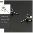 thumbnail image 2 of 20pcs Ear Stud Posts Claw DIY Earring Accessories Pearl Jewelry Making Supplies for Women, 2 of 3