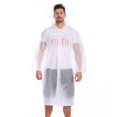 thumbnail image 1 of Chubasquero impermeable Eva para adultos, chaqueta impermeable reutilizable para exteriores, Poncho con capucha (1 unidad), 1 of 5