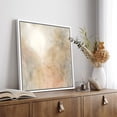 thumbnail image 2 of Framed Canvas Print Abstract Modern Wall Art Neutral Minimalist Decorative for Living Room Bedroom - 24"x24" WHITE, 2 of 8