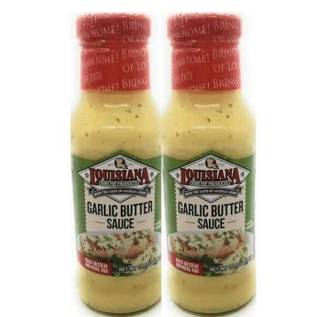 Louisiana Fish Fry Garlic Butter Sauce 10.5 oz pack of 2