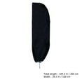 thumbnail image 2 of LOLIPPYY 1Pc Black Patio Umbrella Cover Wind Proof Outdoor Cover with Easy Storage, 2 of 8