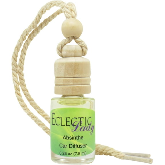 Absinthe Scented Car Diffuser by Eclectic Lady, 7.5 ml, Air Freshener, Premium Grade Fragrance Oil