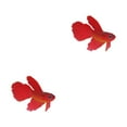 thumbnail image 4 of Thinsony Poissons Rouges Artificiels Lumineux pour Aquariums Tan Rouge 2Set, 4 of 6