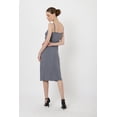 thumbnail image 3 of Miss Lavish London Women Midi Cami Dress Maxi Fit-and-Flare Shift Boho Style Summer Dresses, 119-Slate Grey - X-Small, 3 of 7