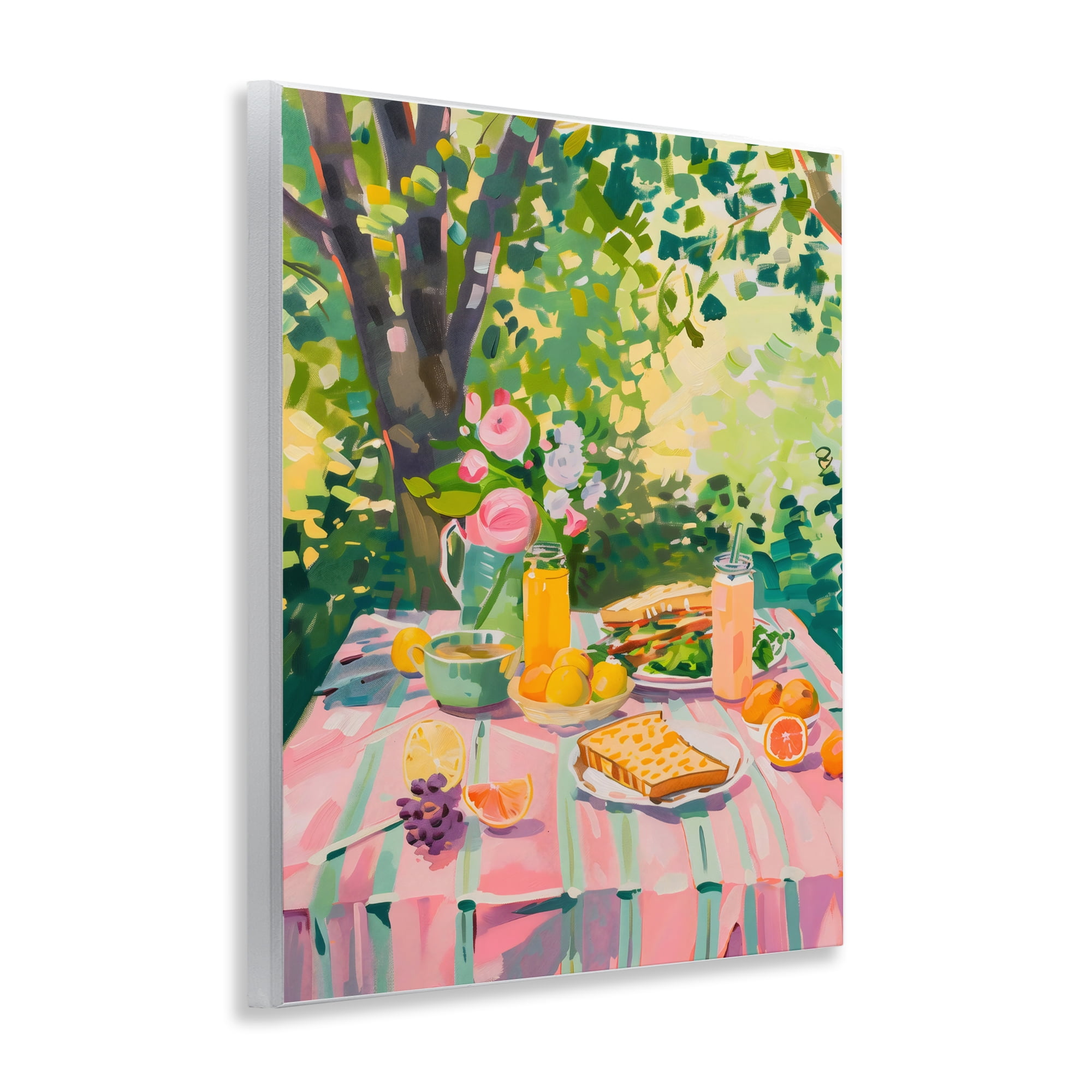 Stupell Industries Breakfast Picnic in Garden Wall Plaque Art, design by The Prints Vibe