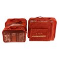 thumbnail image 1 of 6pcs Calcetines de Ropa Sunnimix Organizador de Equipaje de Viaje Color Marrón, 1 of 7