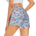 thumbnail image 3 of Goofa Clown Fish Printed Women 2 in 1 Running Shorts,Quick Dry Athletic Workout Shorts,High Waisted Athletic Shorts with Liner Pockets-Medium, 3 of 9