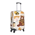 thumbnail image 3 of Haiem Cute Bee Honey Jar Hive Bear Luggage Cover Printed Suitcase Covers for Luggage Elastic Washable Suitcase Protector Fits 18-32 Inch Luggage-X-Large, 3 of 9