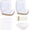 WhiteGold, variant on White & Gold Disposable Dinnerware Set with Plates, 16 oz Bowls and Cloth-Like Napkins for Weddings and Parties