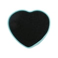 thumbnail image 1 of Limpiador de Cepillos de Maquillaje Portátil en Forma de Corazón de 1 Pc Azul, 1 of 1