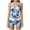 Blue, variant on Leey-World 2 Piece Y2k Polka Dot Halter Bikini with Shorts 2000s Bathing Suit Set Summer Vacation Cute Beach Tankini Swimsuit(Rose Gold,S)