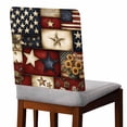 thumbnail image 2 of American Flag Chair Back Covers, Removable Chair Covers for Dining Chairs Set of 6, Washable Chairs Slipcovers Back Seat Protector for Wedding Party 19"x20", 2 of 9