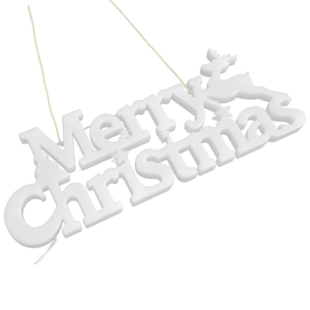 Luz de letras navideñas decoraciones navideñas decorativas multiusos LED para árboles de Navidad para fiestas para decoración navideña ANGGREK Otros