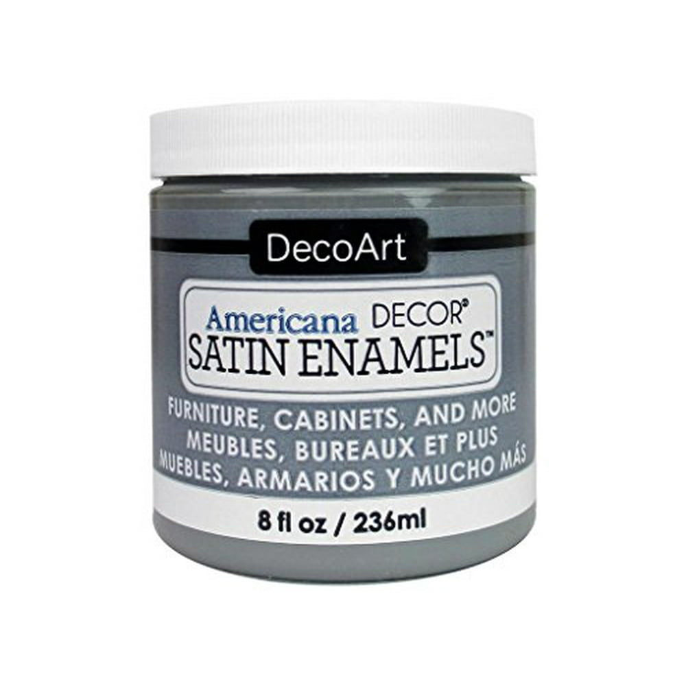 DecoArt Décor Americana Decor Satin Enamels 8oz SmokGrey