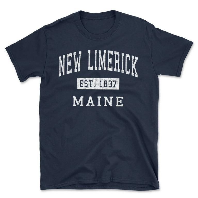New Limerick Maine Classic Established Men s Cotton T Shirt