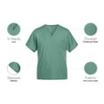 thumbnail image 2 of Panda Uniform medical scrubs for men and medical scrubs for women | multi-colored scrub tops men and scrub tops women, 2 of 8