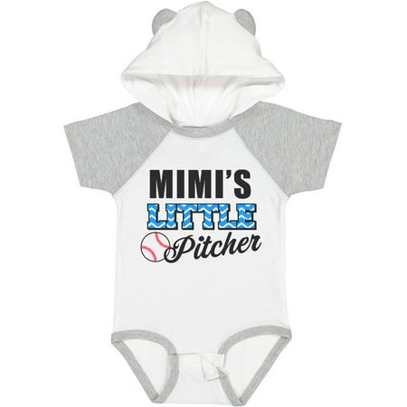 

Inktastic Baseball Mimis Little Pitcher Gift Baby Boy Bodysuit