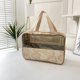 thumbnail image 3 of Almacenamiento Organizador Maquillaje Cosmetic Bag Mujeres PVC Floral Clear Gran Capacidad Con para Viajar, 3 of 9