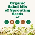 thumbnail image 4 of Organic Salad Mix of Sprouting Seeds, 3 Pounds — Non-GMO, Raw, Vegan, Kosher, Sproutable — by Food to Live, 4 of 8