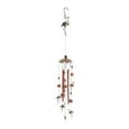 thumbnail image 3 of Flamingo Wind Chimes, Observe Wind Direction Crisp Music Metal Tube Bring  Happiness Health Retro Bird Wind Chimes  For Outdoor, 3 of 8