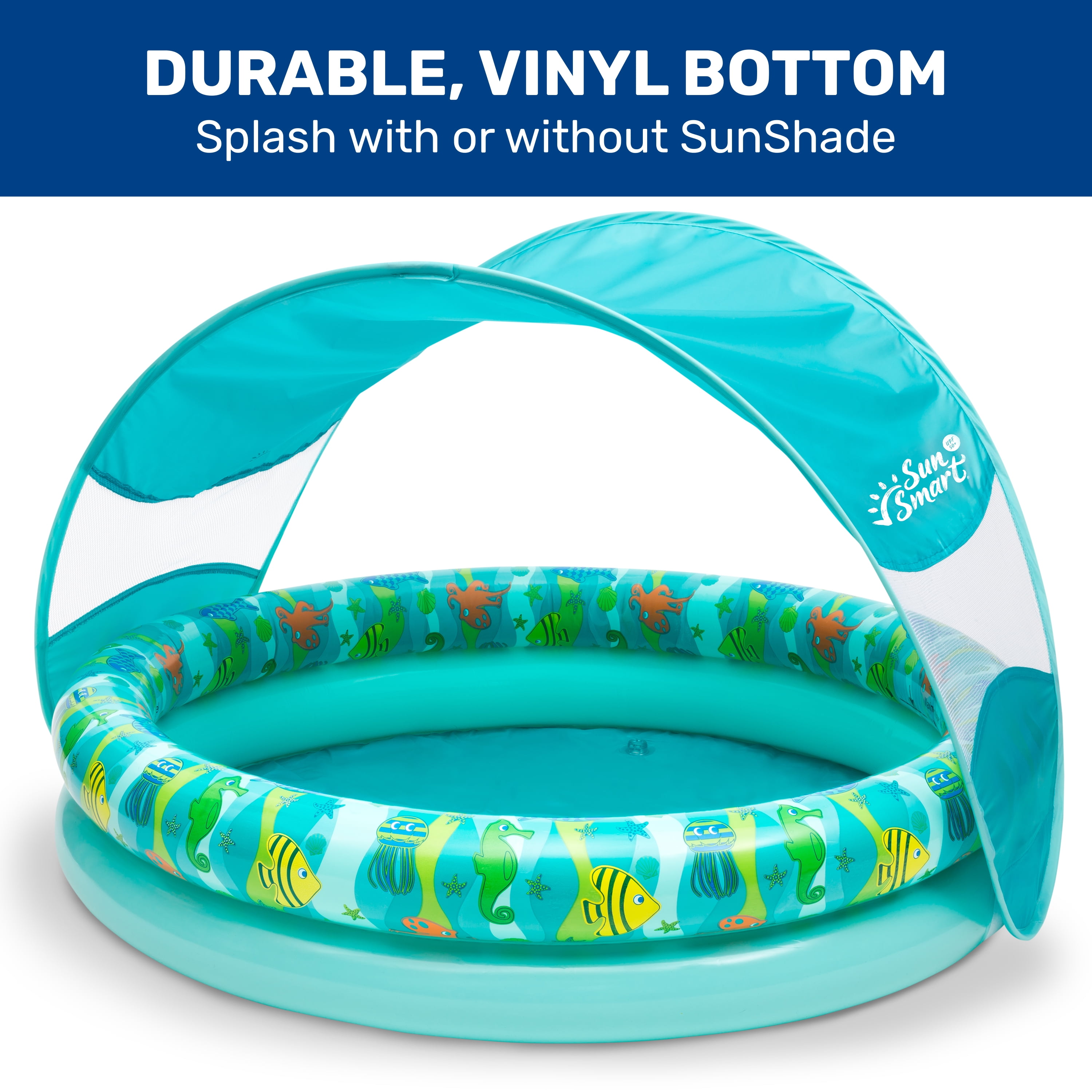 Aqua SunShade Canopy Pool ​with Carry Bag​ | Inflatable Kids Pool