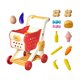 thumbnail image 4 of Carrito de compras de juguete para niños y niñas, regalo realista e interactivo. rojo, 4 of 9