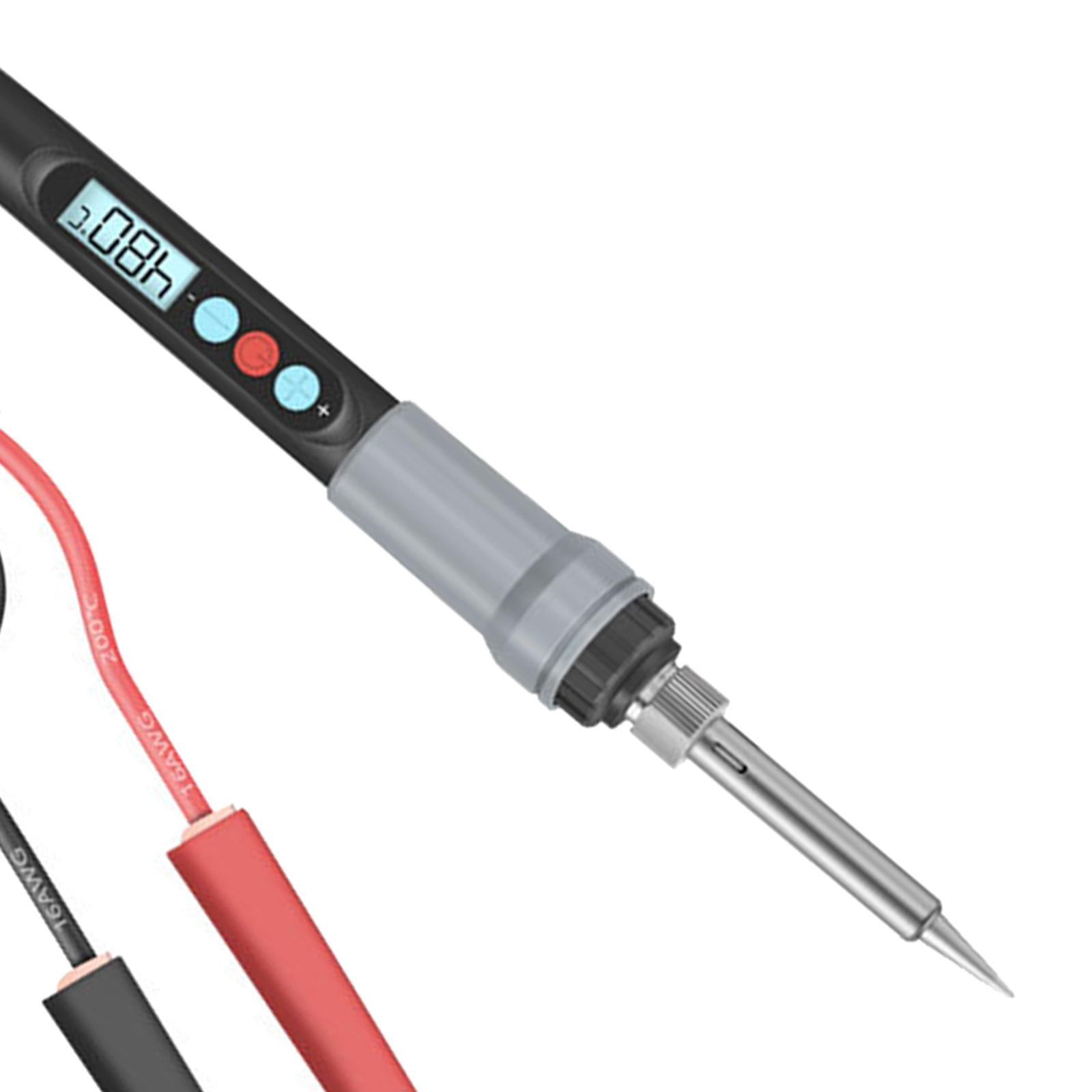 Clip Powered Electric Iron Soldering Iron Kits .Adjustable Temperature 180-500 degreeC. Mini Digital Soldering Iron for Car. Desoldering Soldering , 12v