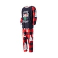 thumbnail image 4 of DuAnyozu Matching Family Christmas Pajamas Sets Holiday PJ's with ELF Printing Loungewear Sleepwear, 4 of 10