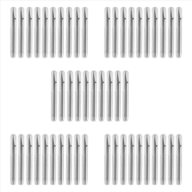 50X Clavijas de Afinación de Piano de Metal Estándar Clavijas de Afinación Suelta para Piano Piezas de Repuesto Accesorios para Herramientas de Afinación de Piano