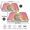 thumbnail image 7 of Lsque A Funny Cat Car Windshield Sun Shade | Accordion Folding Style Auto Shade for Car Truck SUV Van | Blocks UV Rays Sun Visor Protector | Small, 7 of 7