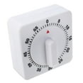 thumbnail image 1 of Kitchen timer, mechanical kitchen timer, analog timer, timer, reminder, timer, white, 1 piece, egg timers, 1 of 4