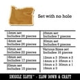 thumbnail image 2 of Oregon State Silhouette Wood Mini Charms Shapes DIY Craft Jewelry - No Hole - 12mm (26pcs), 2 of 7
