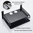 thumbnail image 4 of HNVNER Projector Shelf Wall Mounted Metal Router Rack DVD Player Bracket, Floating Wall Shelves for TV Components Such as Cable Boxes/Media Boxes/Modem/Remote(2 Layers, 12" x 9.8"), 4 of 8