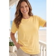 thumbnail image 2 of Woman Within Plus Size Perfect Short-Sleeve Crewneck Cotton Tee, 2 of 6