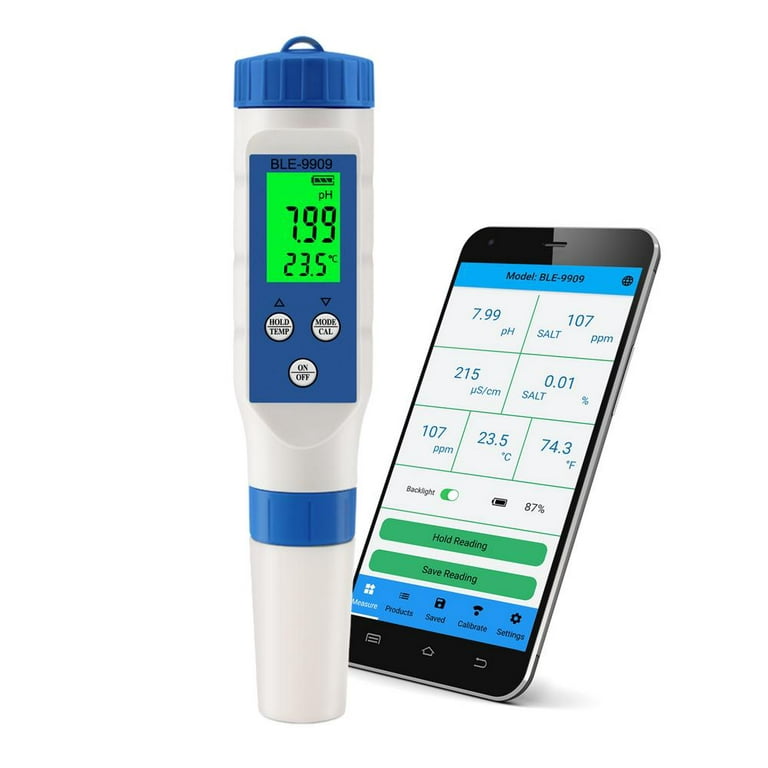 Testeur pH-Mètre portable de pH et de Température