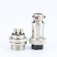 thumbnail image 2 of Gx16 Metal Socket Connector Aviation Connector Power Plug 1set GX16 8Pins Screw Type Electrical Aviation Plug Socket Connector New, 2 of 6