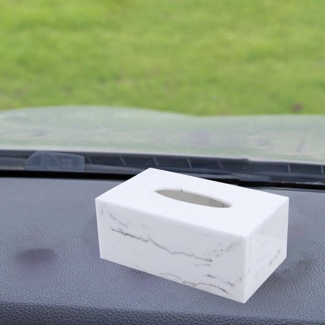 Soporte de Almacenamiento perfecl Caja de pañuelos Resina 22.5x13x9.5cm